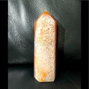 Carnelian with Quartz